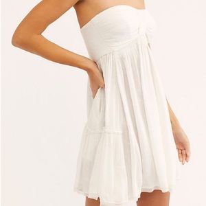 Free People Sheer Strapless Dress